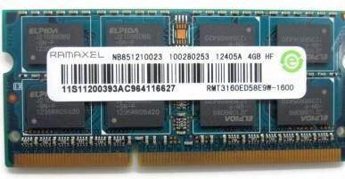 Nové 4GB značkové rychlé DDR3 RAMAXEL  PC3-12800 1600MHz 1.5V do NTB 