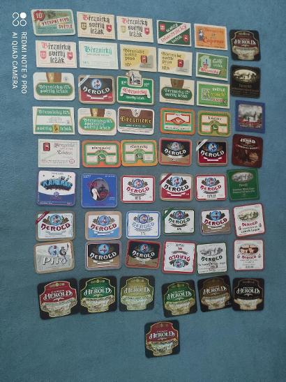 Sbírka etiket Březnice  - Pivní etikety