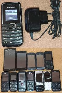 12 mobilů k opravám nebo na ND +ZDARMA 1 zcela funkční !!!