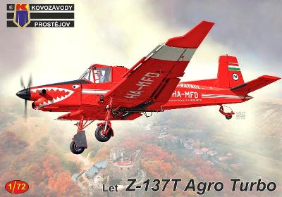 Let Z-137T „Agro Turbo“ Čmelák - Kovozávody Prostějov 1:72