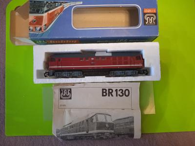 Modelová železnice TT - lokomotiva BR 130
