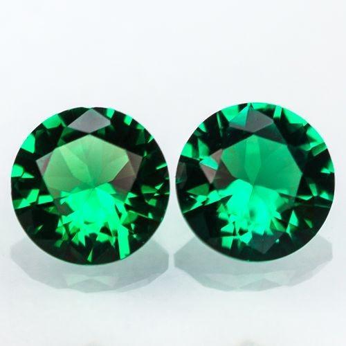 Lab. Smaragd, nádherná barva pár 0,20ct IF (4090) - Šperky a hodinky