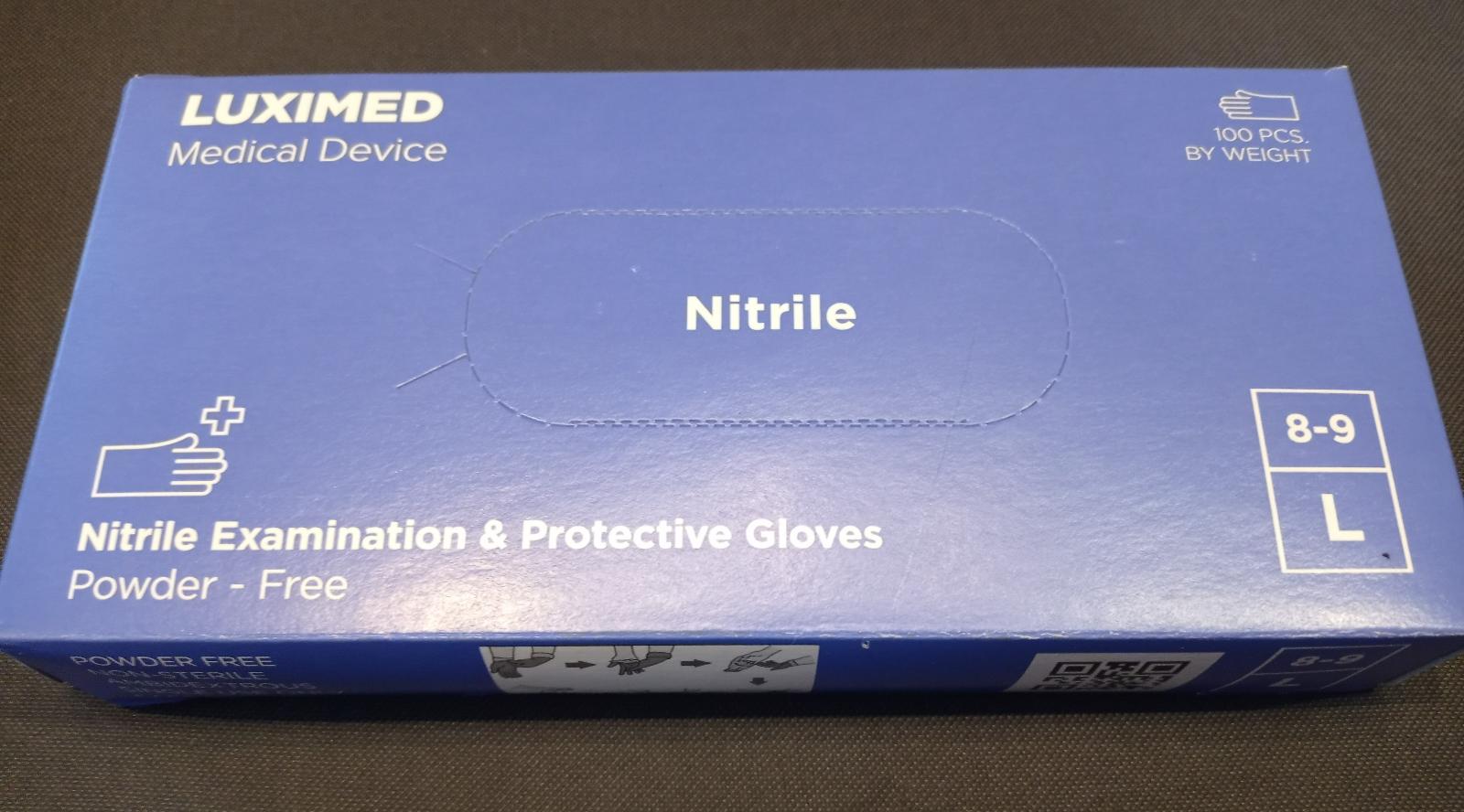 jednorázové rukavice nitryl bez pudru 100ks vel M - Lékárna a zdraví