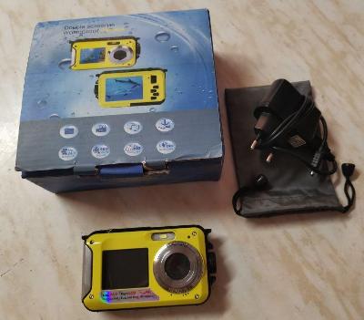Digitální fotoaparát pod vodu.Waterproof UnderwaCamera Dual Screen HD