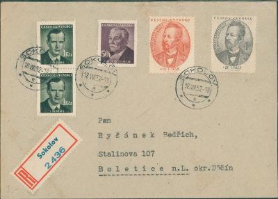 10B5084 R dopis Sokolov - Boletice nad Labem