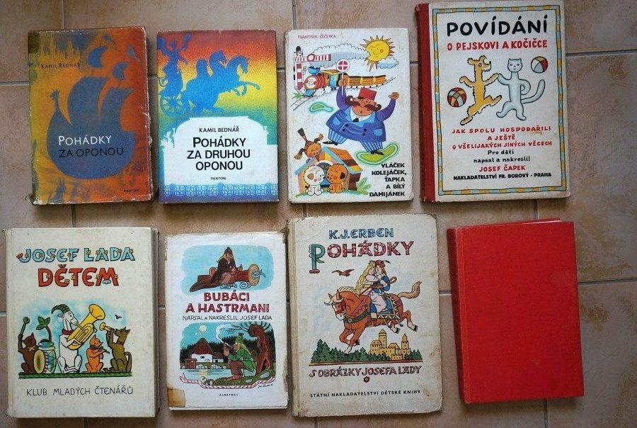 8 kníh - Rozprávky a rozprávkové príbehy - 1445 strán (1946 - 1982)KOS - Knihy