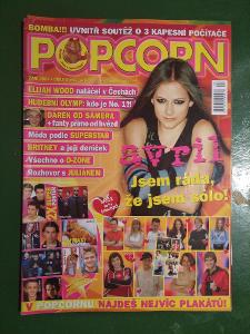 Časopis POPCORN 9/2004 - Avril, Elijah Wood, Samer Issa, Britney