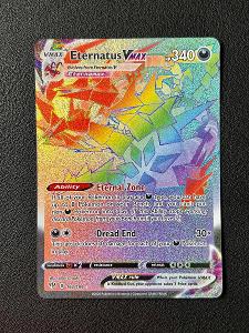 Pokémon karta edice Darkness Ablaze RAINBOW ETERNATUS VMAX!