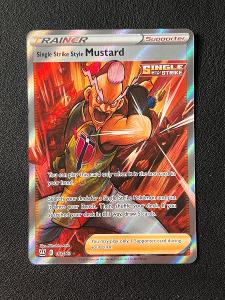 Pokémon karta edice Battle Styles FA trenér Single Strike MUSTARD!