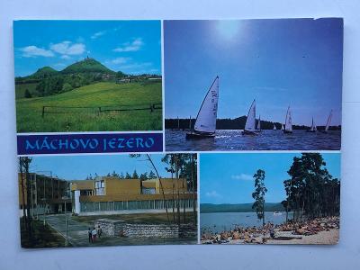 Stará pohlednice Máchovo jezero