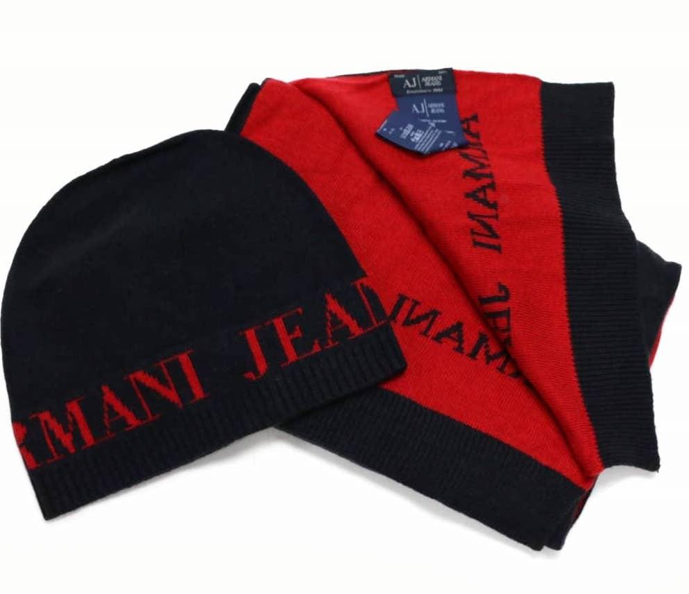 Armani Jeans set šál a čiapka - Oblečenie, obuv a doplnky