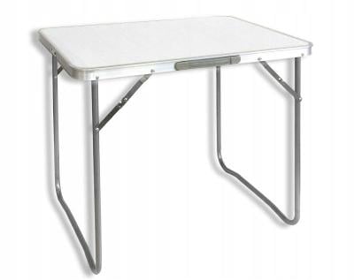 Kempingový stolek skládací zahradní stul 50x70 apt bílý