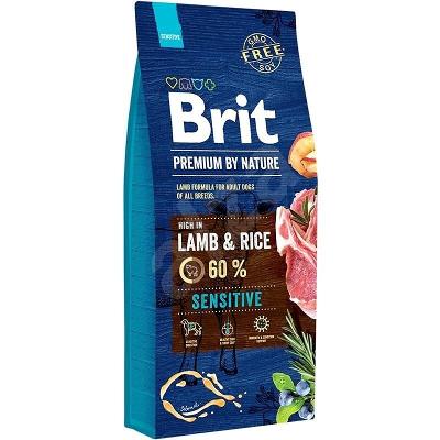 Krmivo : Brit Premium by Nature Sensitive Lamb 15 kg 