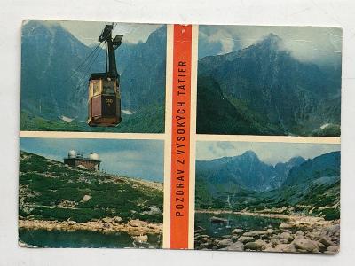 Stará pohlednice VYSOKÉ TATRY - LOMNICKÝ ŠTÍT