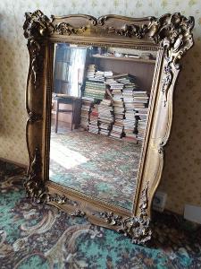 Starožitné secesní zrcadlo