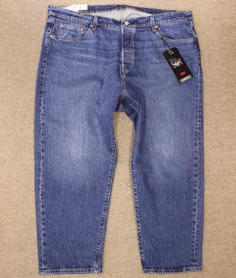Dámské džíny LEVIS 501 vel. 2XL W42/L26=55/97cm 100% DENIM #e168 - Dámské oblečení