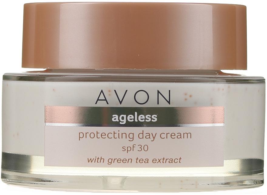 Avon, Ochranný denný krém SPF 30 ageles s výťažkom zeleného čaju - Kozmetika a parfémy