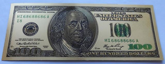 100 Dollars (USA) / 1976 G / UNC /
