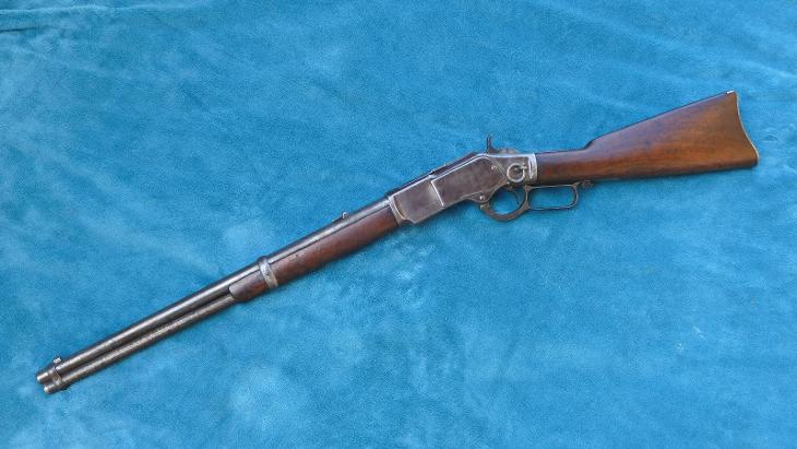 WINCHESTER 1873 Carabine Rare II.Model! ráže .44-40 CF , Krásný Stav ! - Sběratelské zbraně