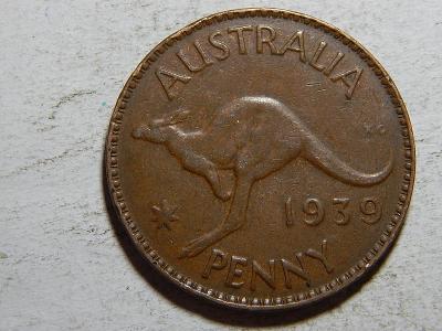 Austrálie 1 Penny 1939 XF č38180