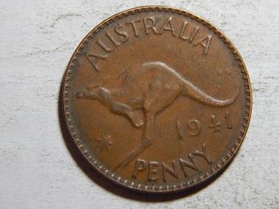 Austrálie 1 Penny 1941 VF-XF č38172