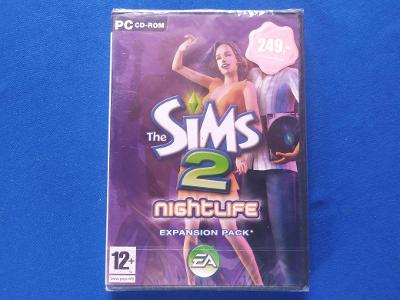 PC - THE SIMS 2 NIGHTLIFE (2005) Top NOVÁ RARE
