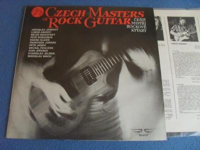 LP Czech Masters Of Rock Guitar (1992) + příloha