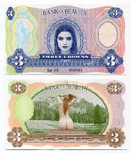 3 crowns 2021 - Bank of Beauty v. 3 s. La - Budweiser Banknotes