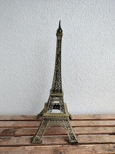 Eiffelova věž - Paříž - 50 cm - kovová, dekorace!