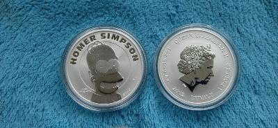 Investiční mince - Homer Simpson 2022 - 1oz