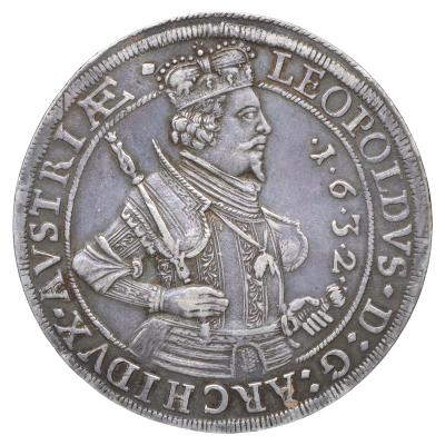 Tolar 1632 | Arcivévoda Leopold Tyrolský | (1619 - 1632)