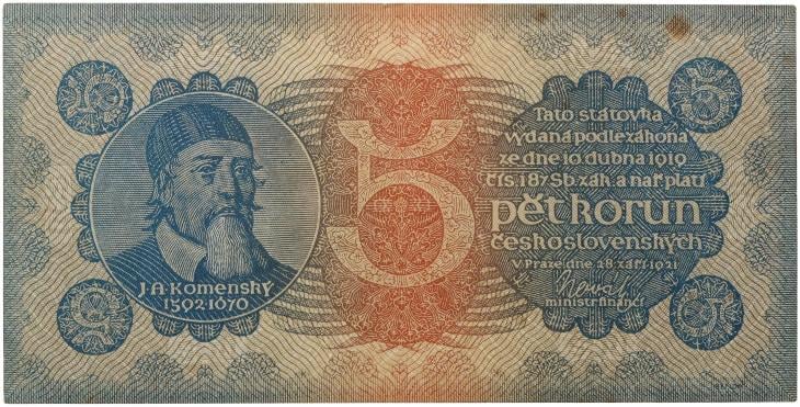 5 Korun 1921 | ČSR - Bankovky