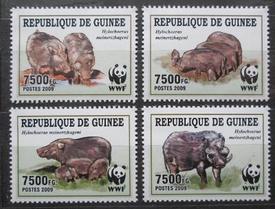 Guinea 2009 Prase pralesní, WWF Mi# 6714-17 Kat 10€ 1818