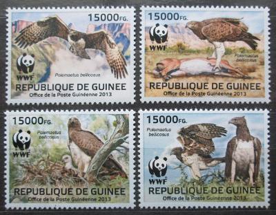 Guinea 2013 Orel bojovný, WWF Mi# 9865-68 Kat 24€ 1818