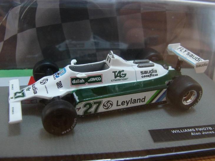 1:43 IXO - F1 - Williams FW07B - A. Jones - World Champion 1980