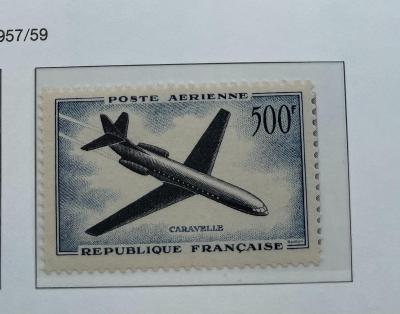 Francie 1957  Mi.1120** letecká