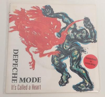 Depeche Mode Its Called a Heart, červený vinyl, RARE