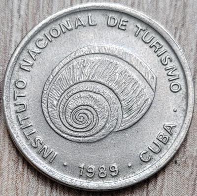 ✅Kuba 5 centavos 1989 - nemagnetická - Kubánská republika