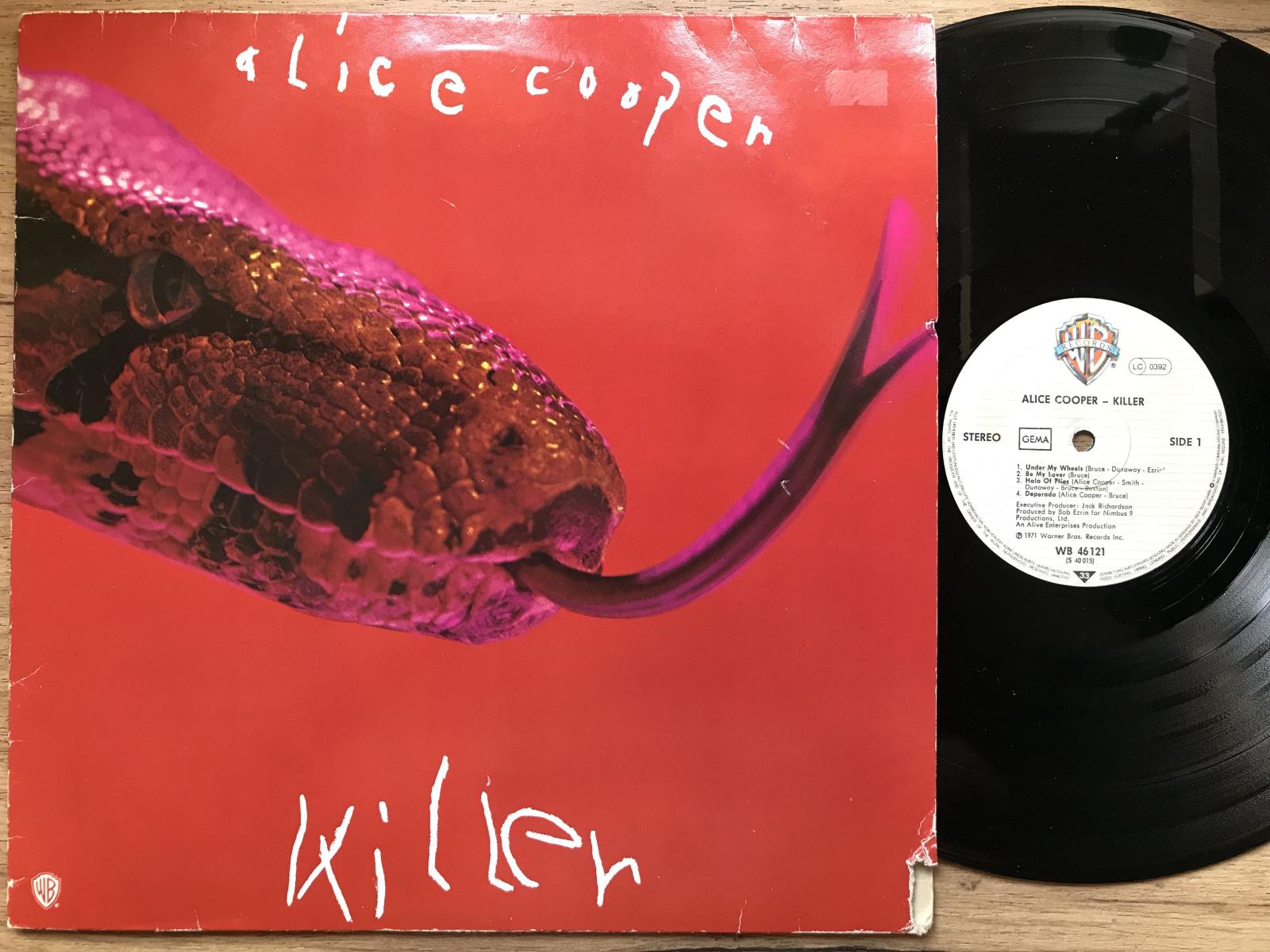 Alice Cooper Killer LP WARNER EX-, VG+ - LP / Vinylové dosky