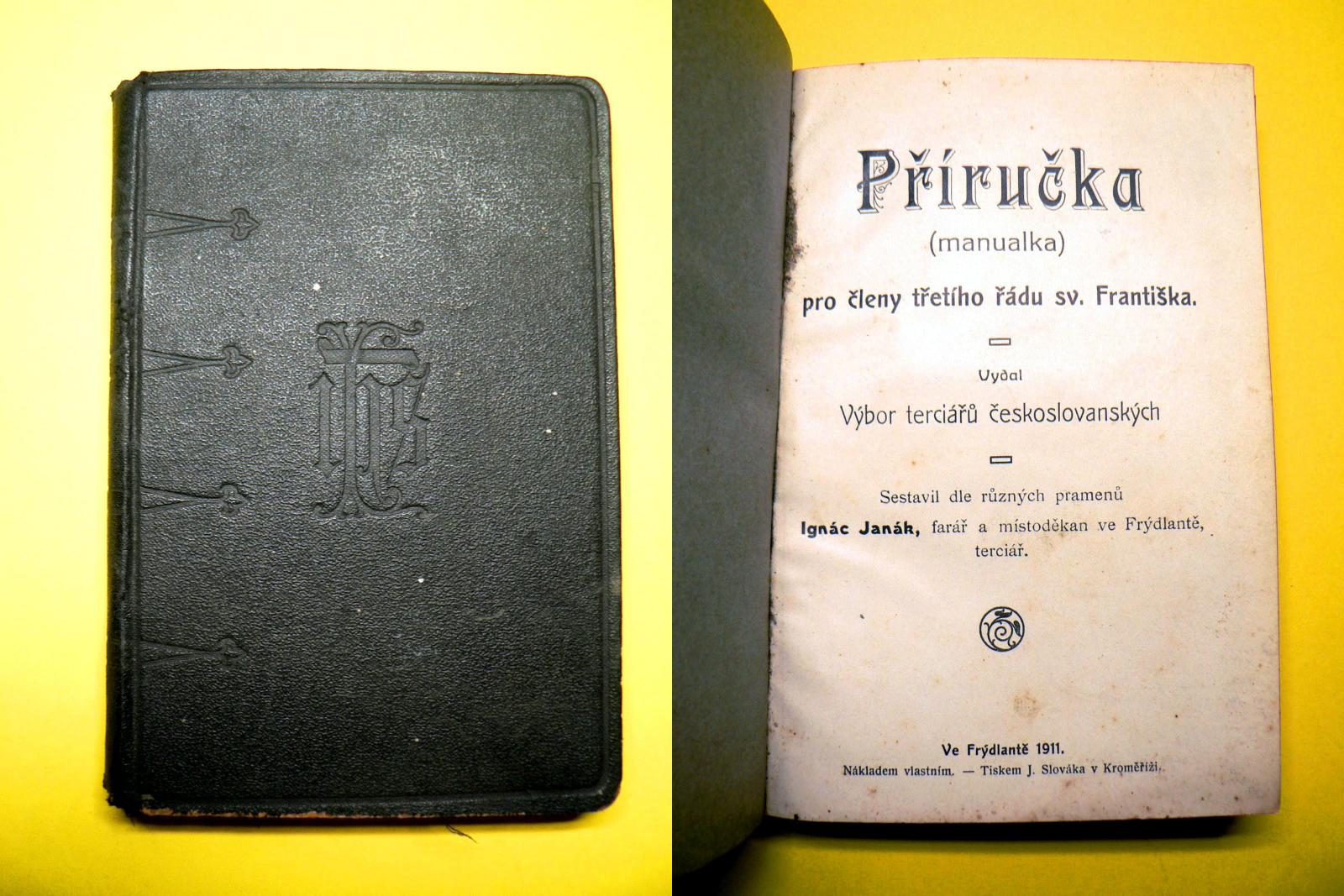 Příručka Pro členy 3 řádu Sv Františka Řehole Způsob života 1911 Aukro 