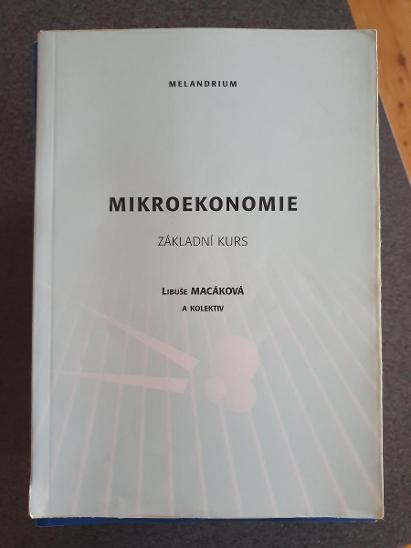 Macakova: Mikroekonomie - zakladni kurz - Učebnice