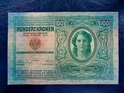 100 Kronen 1912 Bez pretisku  MOC Hezka 💥💥