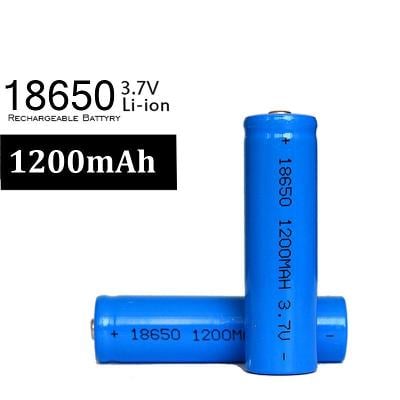18650 3,7V 1.200mAh Li-Ion dobíjecí baterie Button top