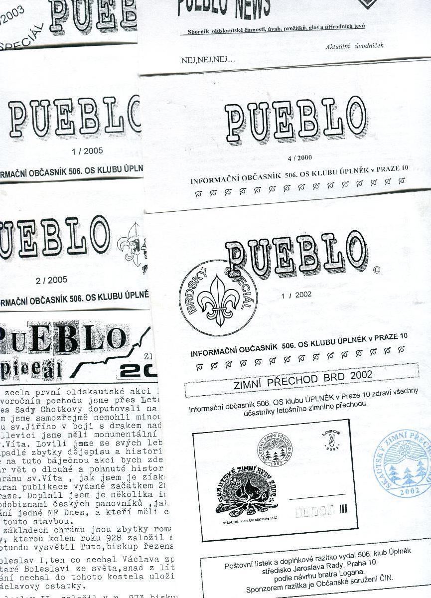 skautský časopis OS Pueblo, 2000-2006, 7 zošitov - Zberateľstvo