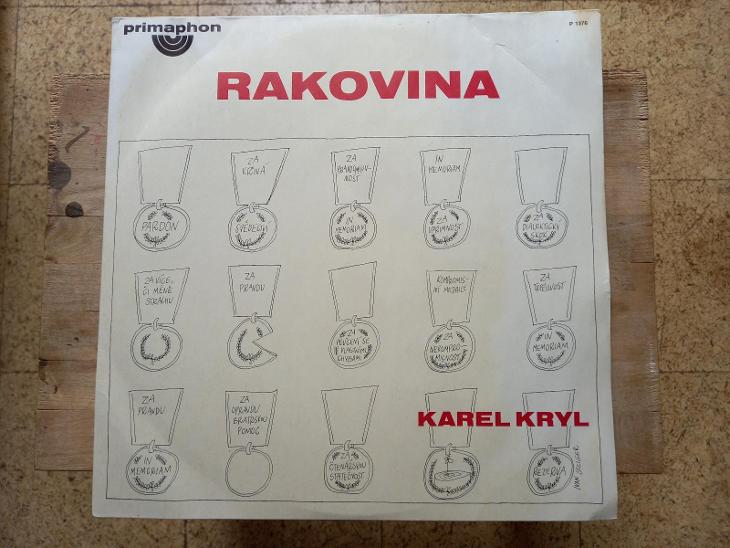 Karel Kryl – Rakovina (LP) Primaphon  + podpis! - Hudba