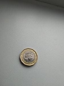 mince- ONE POUND ELIZABETH II. D-G-REG .F.D