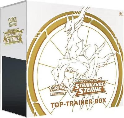 Pokémon TOP-TRAINER-BOX SCHWERT&SCHILD STRAHLENDE STERNE v němčině  