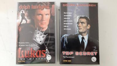 VHS KAZETA : LUKAS , TOP SECRET : DOLPH LUNDGREN 