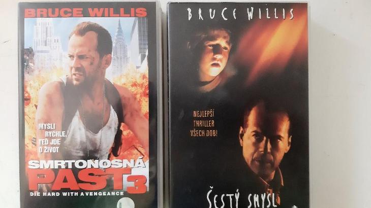 VHS KAZETA : 6 SMYSL , SMRT.PAST 3 - BRUCE WILLIS  - Film