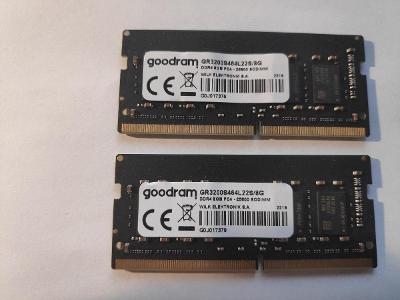 Nová pamět RAM DDR4 SODIMM 8GB 3200 MHz do notebook